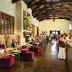 Montaluce main tasting room with high ceilings during a wedding